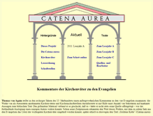Tablet Screenshot of catena-aurea.de
